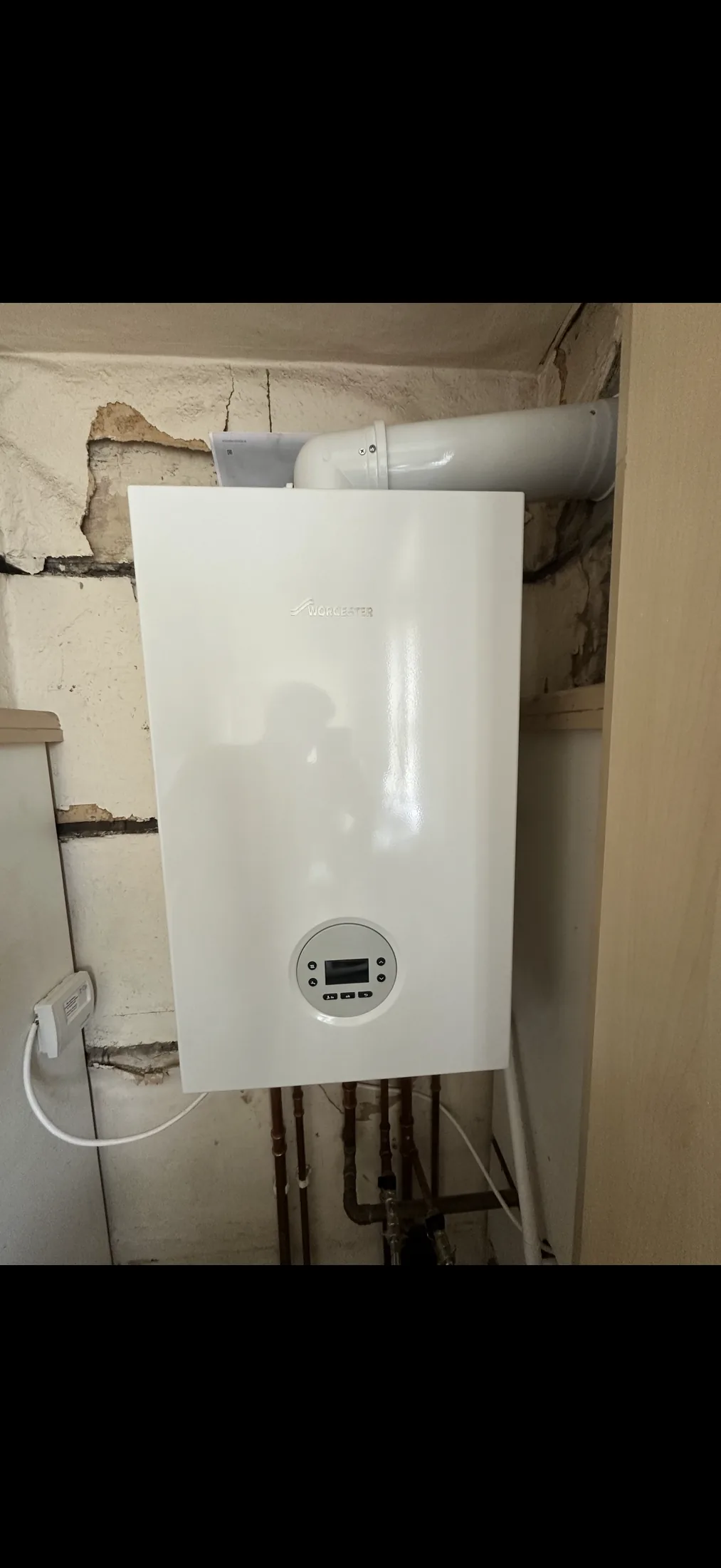 Replacement boiler fitted in a Glasgow kitchen