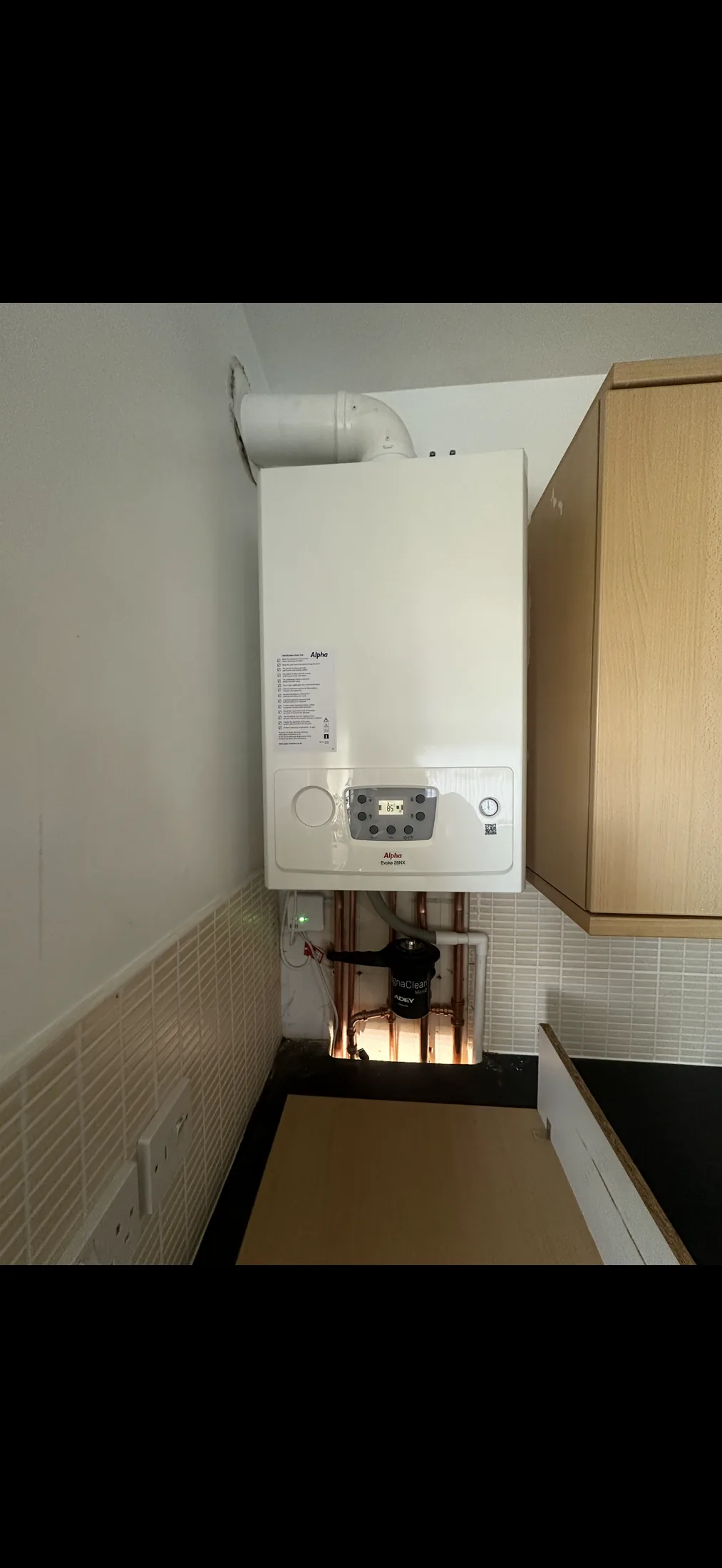 Wall-mounted boiler fitted by Heating Repairs Glasgow