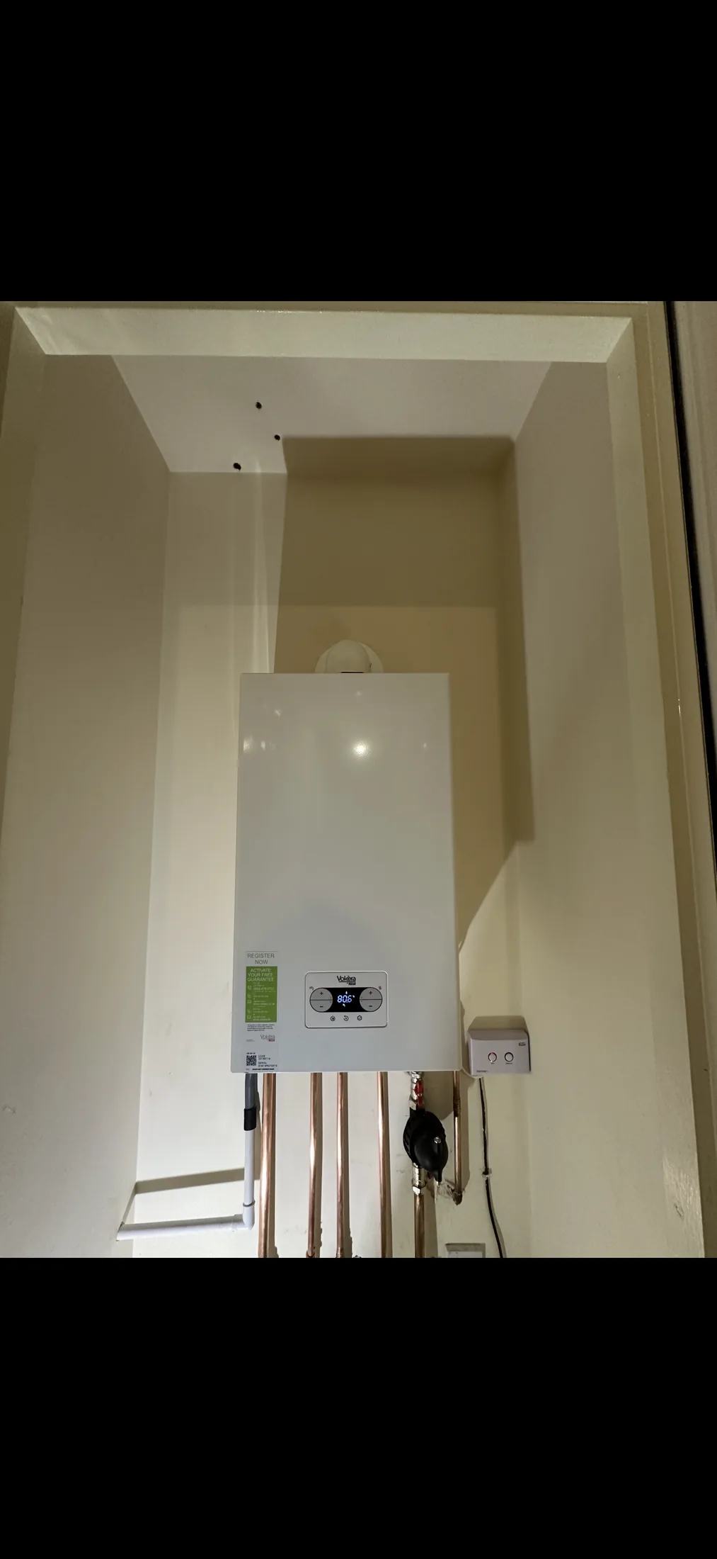 New boiler with smart controls fitted