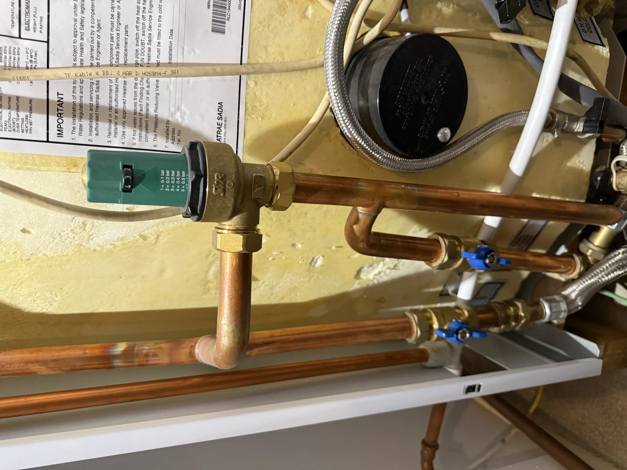 Shower mixer valve replacement