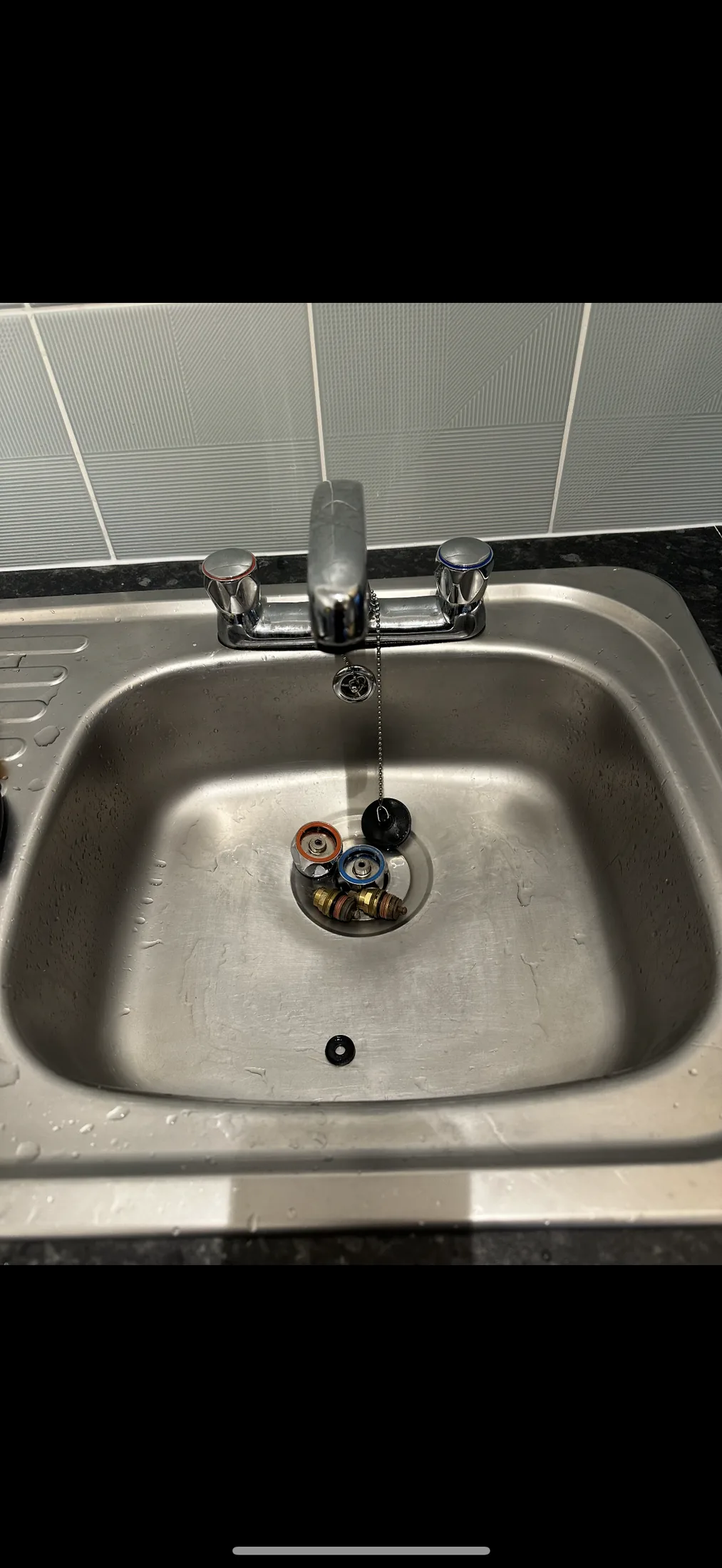 Leaking pipe repair on Glasgow home